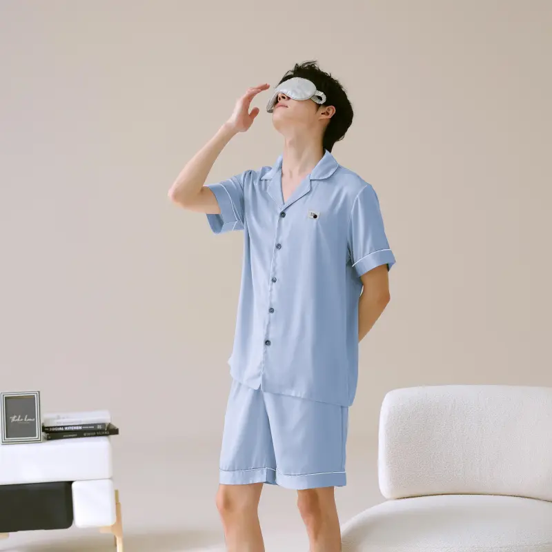 WANANNI Pajama Set Men's Image Color-4
