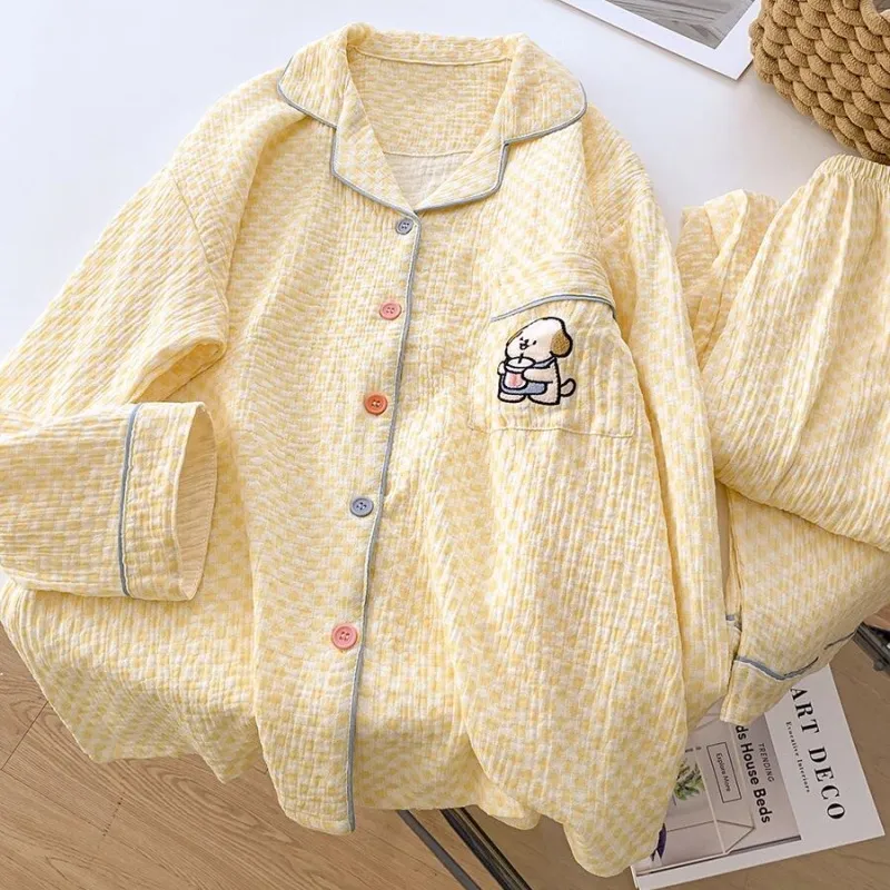 WANANNI Pajama Set Women's Yellow-2