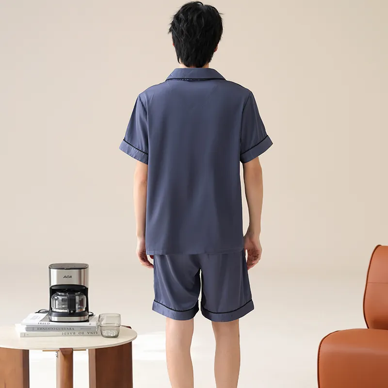 WANANNI Pajama Set Men's Royal Blue-7