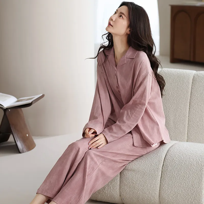WANANNI Pajama Set Women's Dusty Pink-1