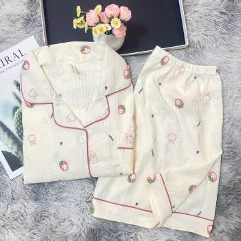 WANANNI Pajama Set Women's White