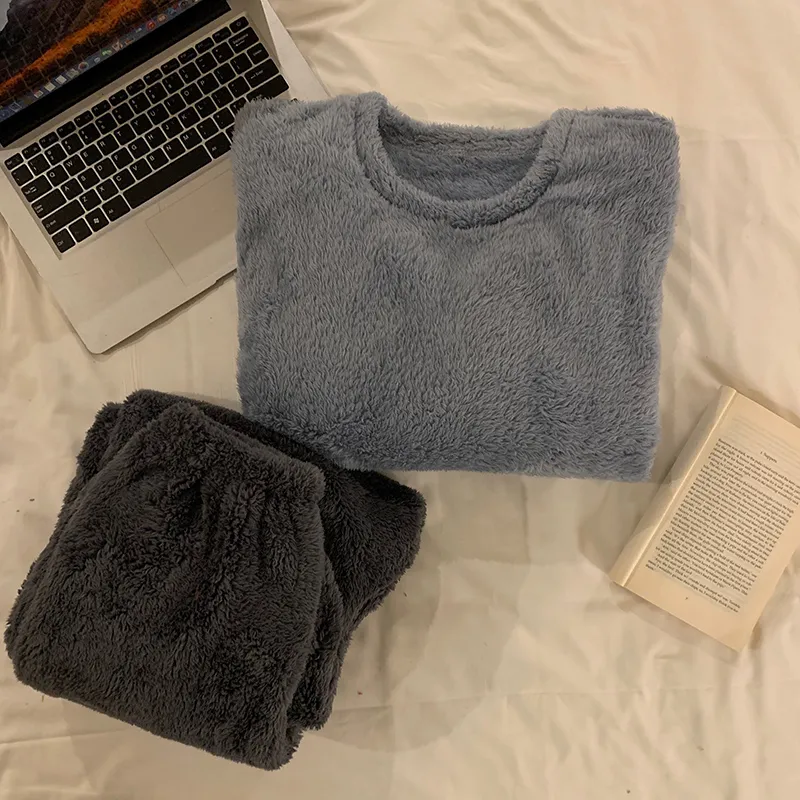 WANANNI Pajama Set Women's Dark Sky Blue-7