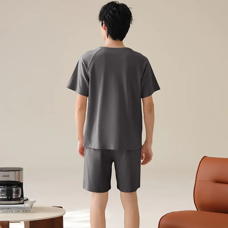 WANANNI Pajama Set Men's Dark Gray-7