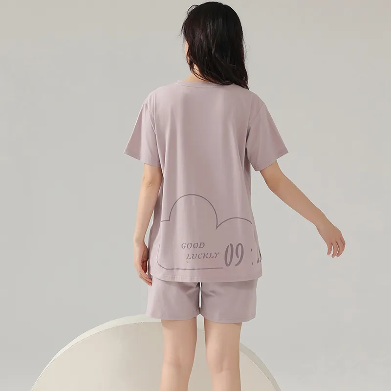 WANANNI Pajama Set Women's Lake Green-12