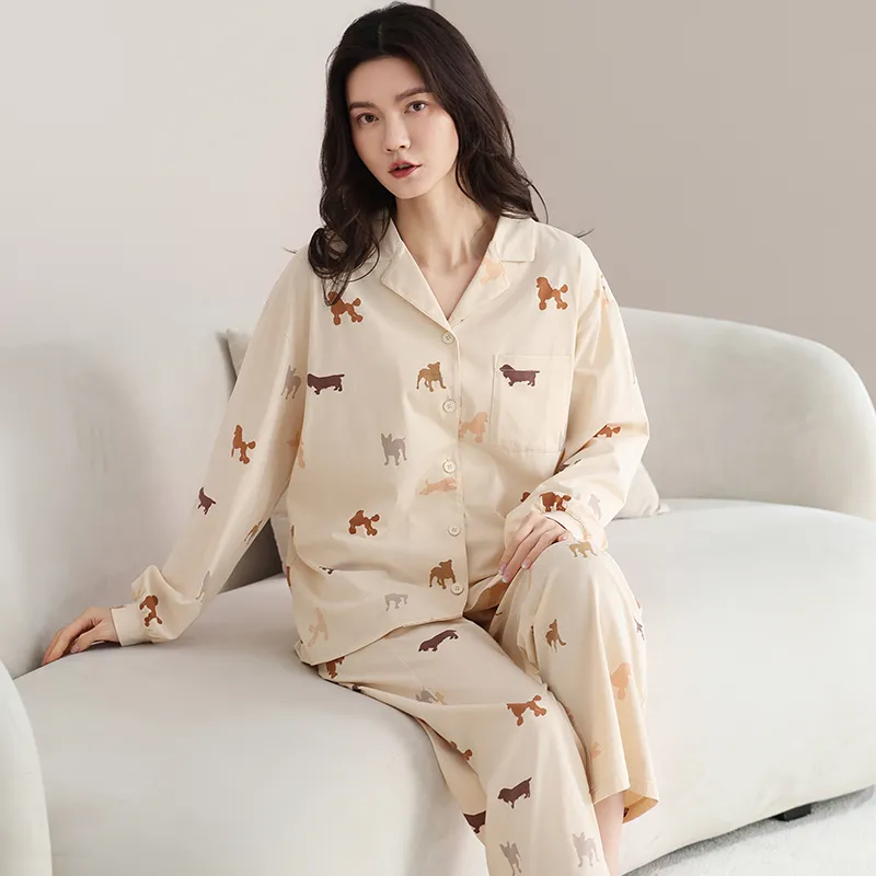 WANANNI Pajama Set Women's Apricot-1