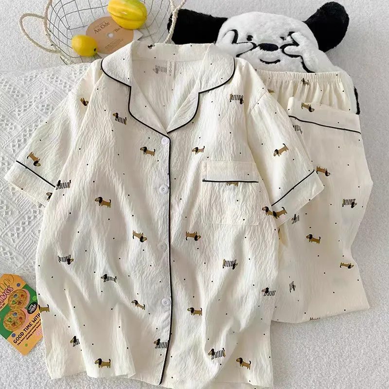 WANANNI Pajama Set Women's White-2