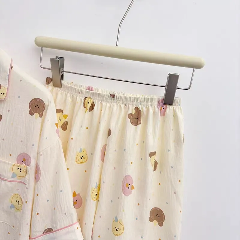 WANANNI Pajama Set Women's Apricot-6