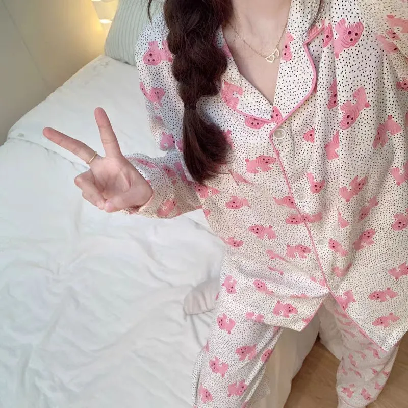 WANANNI Pajama Set Women's Pink-6
