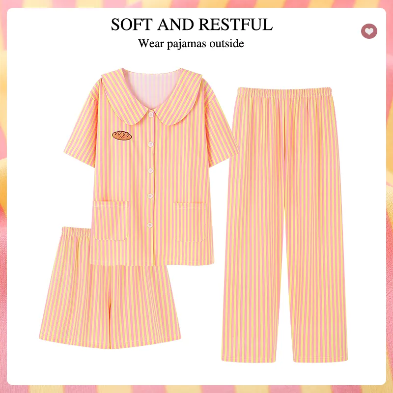 WANANNI Pajama Set Women's Orange-1