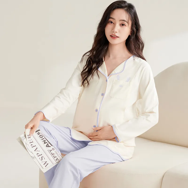 WANANNI Pajama Set Women's Sky Blue-2