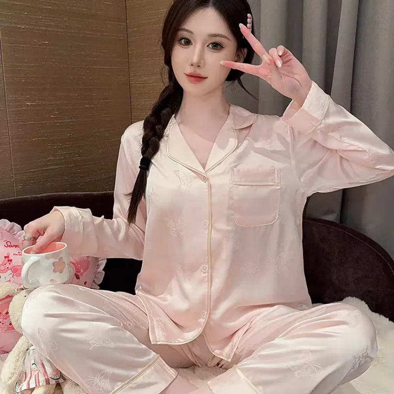 WANANNI Pajama Set Women's Light Pink-1