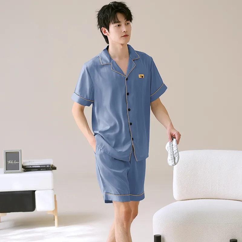 WANANNI Pajama Set Men's Dodger Blue-6