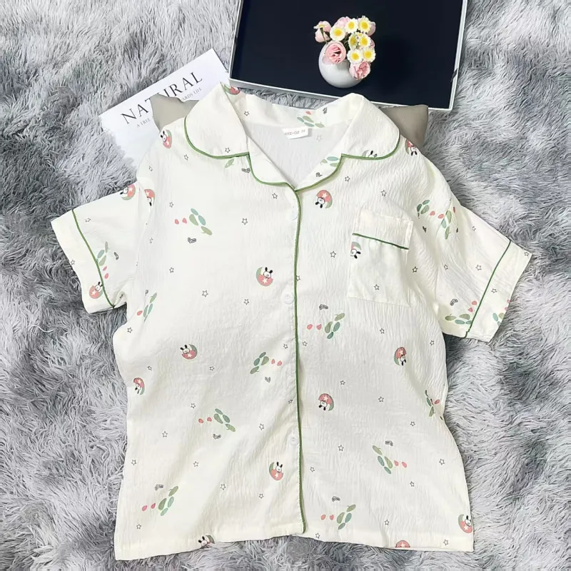 WANANNI Pajama Set Women's White-2