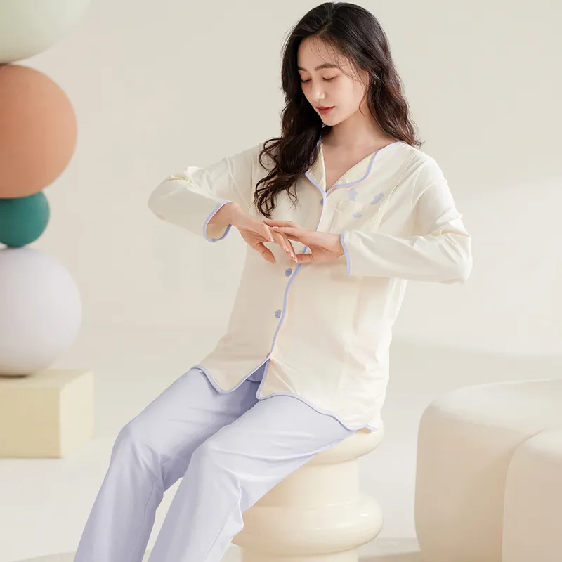 WANANNI Pajama Set Women's Sky Blue-4