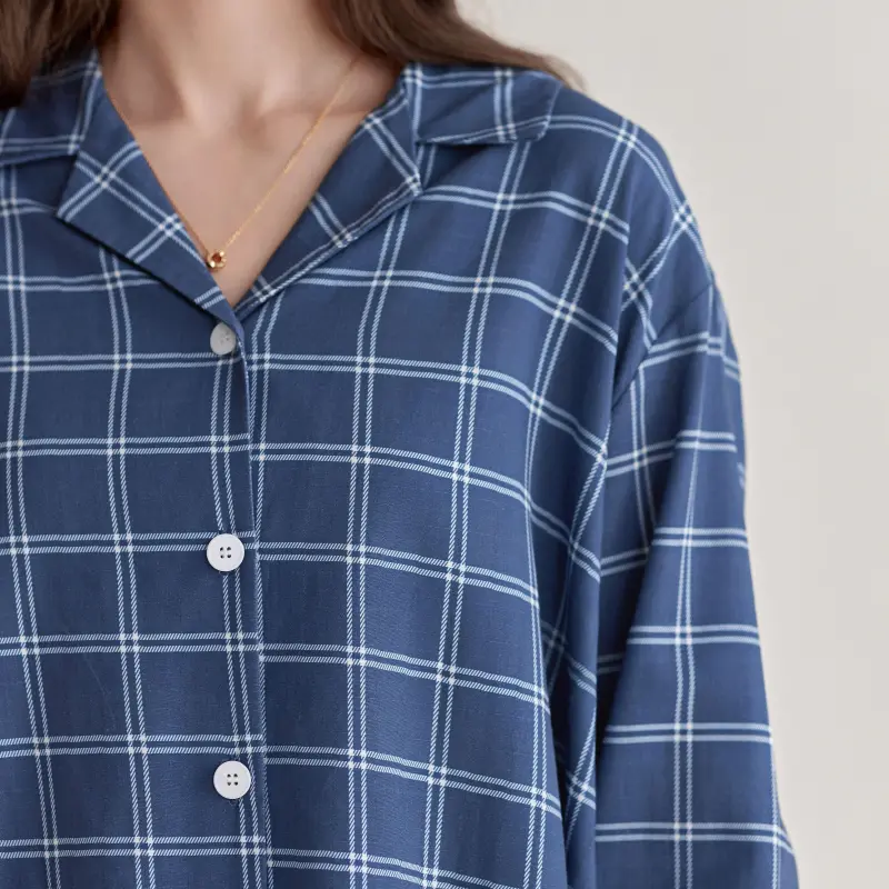 WANANNI Pajama Gift Box Women's Mountain Mist Blue-6