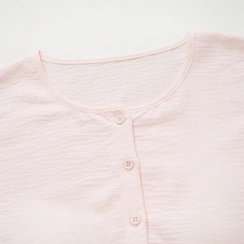 WANANNI Pajama Set Women's Light Pink-2