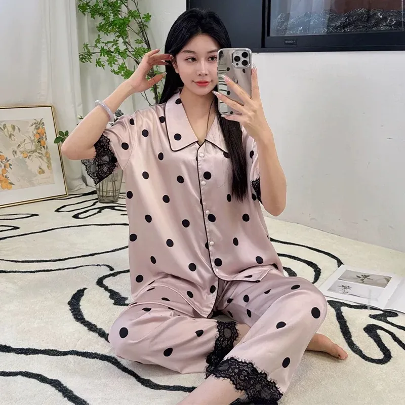 WANANNI Pajama Set Women's Pink-2