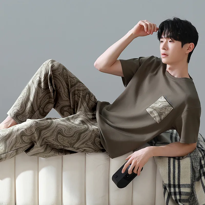 WANANNI Men Pajama Sets-7