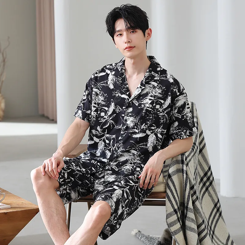 WANANNI Pajama Set Men's Image Color-3