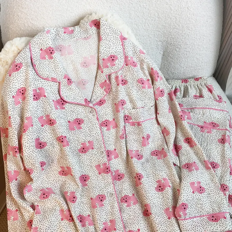WANANNI Pajama Set Women's Pink-5