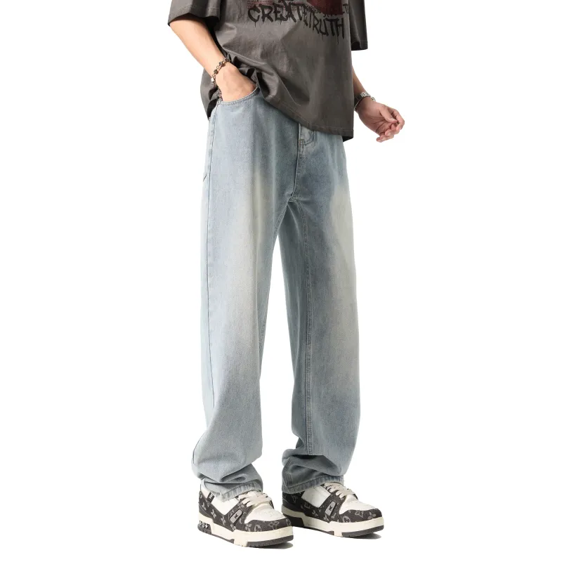 FAIRWHALE Jeans Unisex Light Blue-2