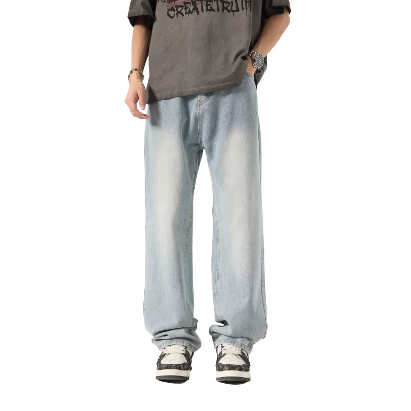 FAIRWHALE Jeans Unisex Light Blue-1