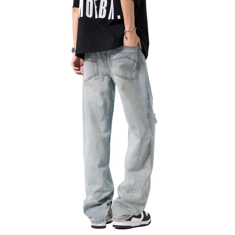 FAIRWHALE Jeans Unisex Light Blue-1