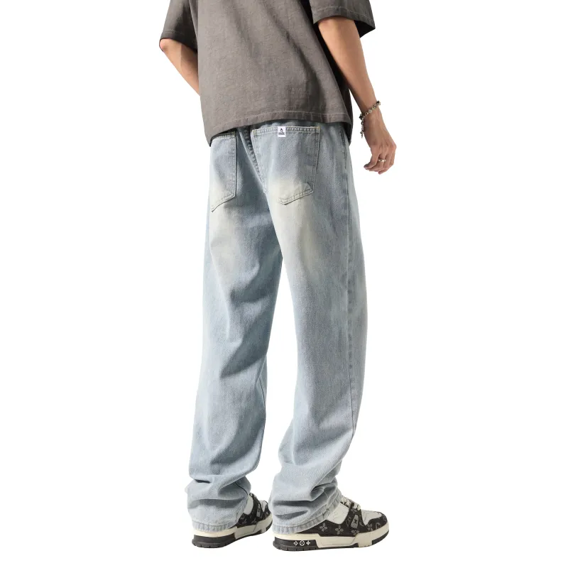FAIRWHALE Jeans Unisex Light Blue-3