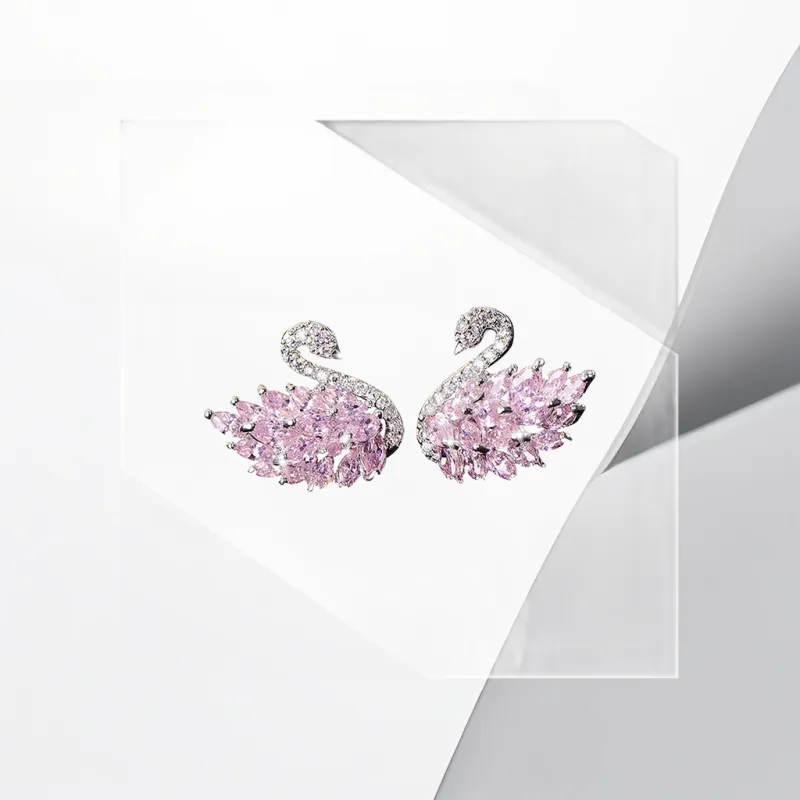 Universe Search Alloy Stud Earrings Unisex-3