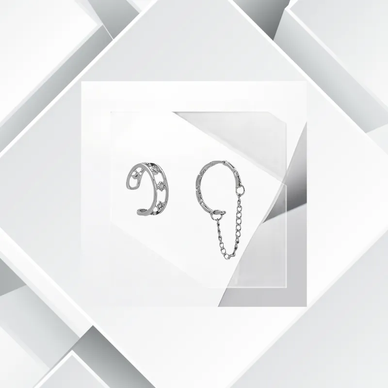 Universe Search Alloy Clip On Earrings Women's-2
