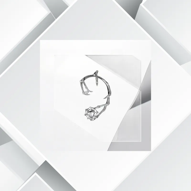 Universe Search S925 Silver Stud Earrings Unisex-5