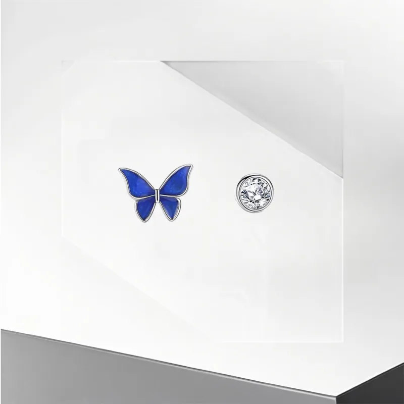 Universe Search Zircon Stud Earrings Women's-2