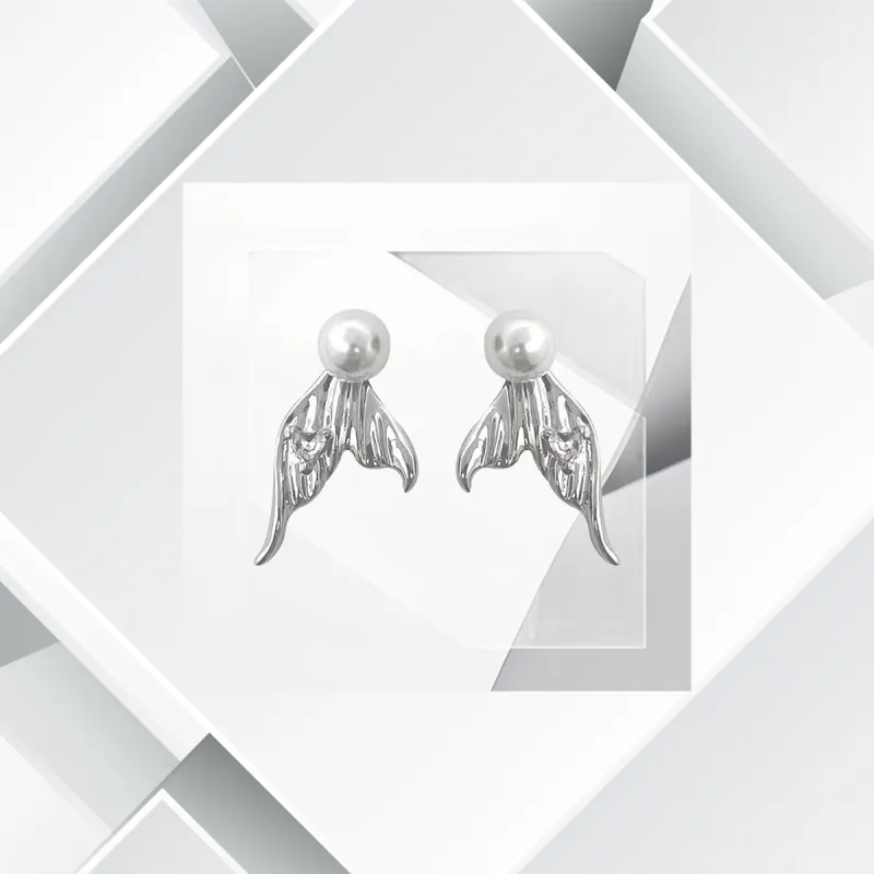 Universe Search Zircon Stud Earrings Women's-3