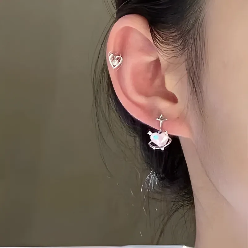 Universe Search Alloy Stud Earrings Women's-1