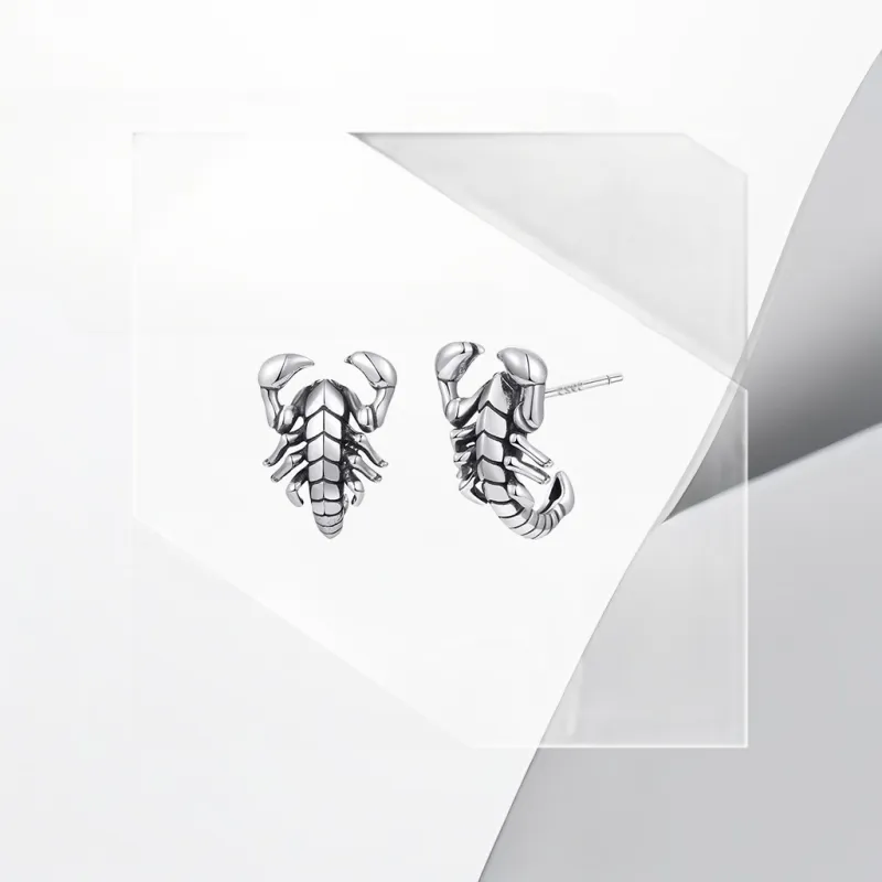 Universe Search Alloy Stud Earrings Unisex-3
