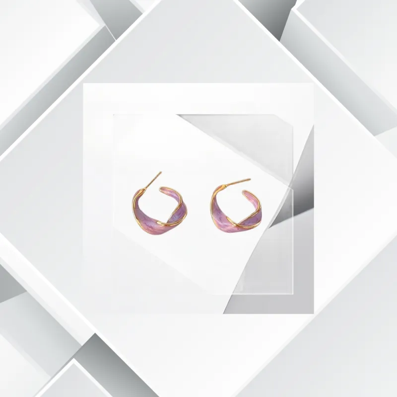 Universe Search S925 Silver Stud Earrings Women's-3