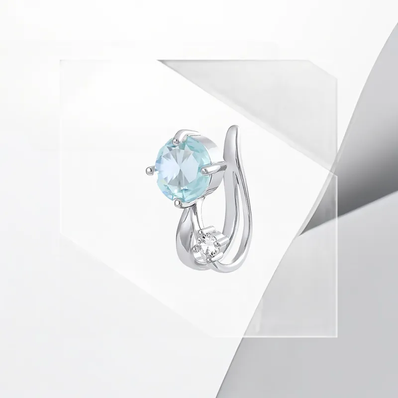 Universe Search Alloy Clip On Earrings Unisex-4
