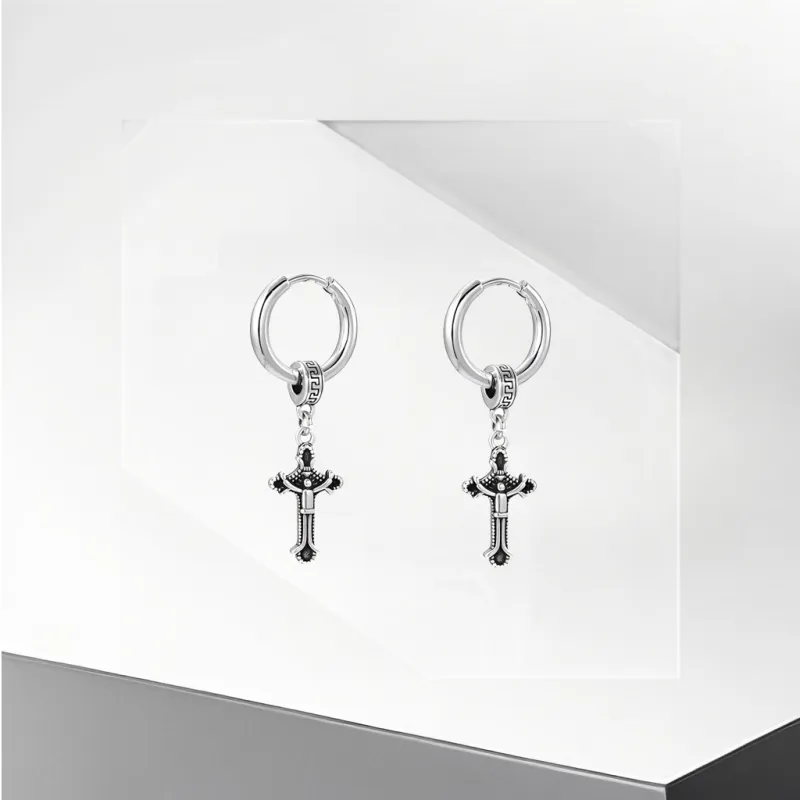 Universe Search Alloy Stud Earrings Unisex-5