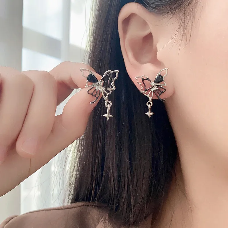 Universe Search S925 Silver Stud Earrings Women's-1