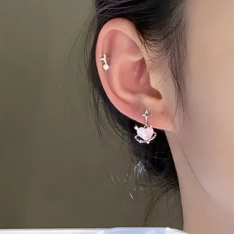 Universe Search Alloy Stud Earrings Women's-1