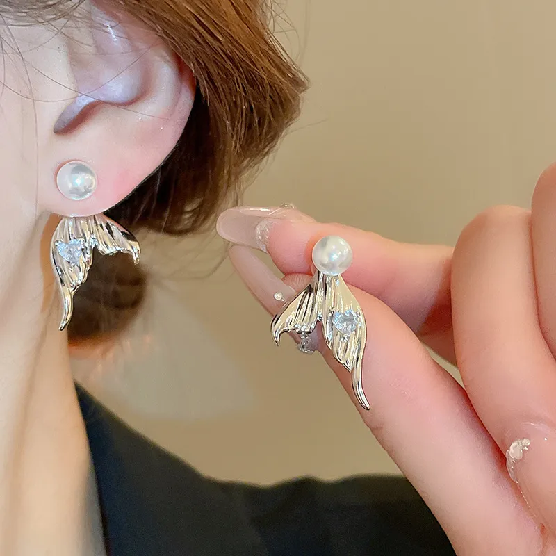 Universe Search Zircon Stud Earrings Women's-1