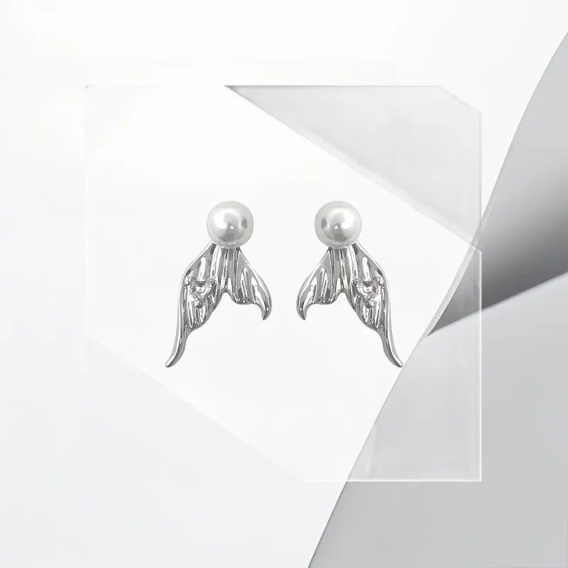 Universe Search Zircon Stud Earrings Women's-5