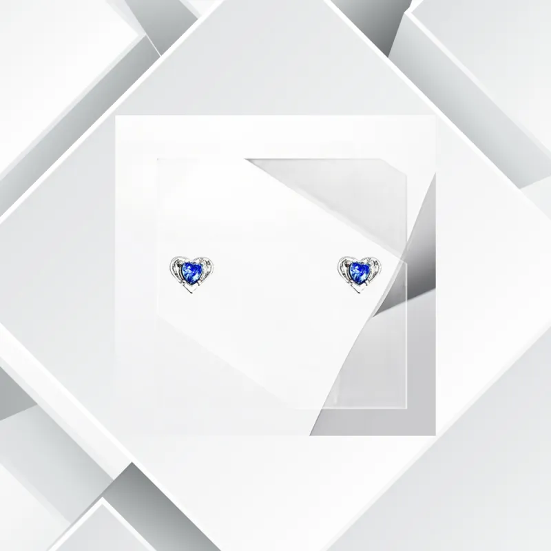 Universe Search S925 Silver Stud Earrings Women's-4