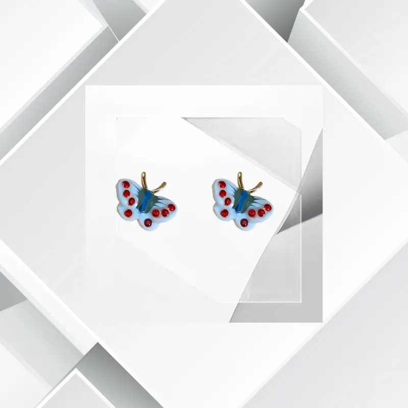 Universe Search S925 Silver Stud Earrings Women's-2