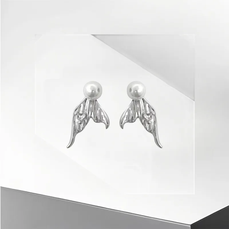 Universe Search Zircon Stud Earrings Women's-4