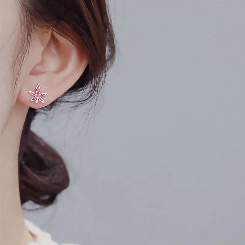 Universe Search S925 Silver Stud Earrings Women's-1