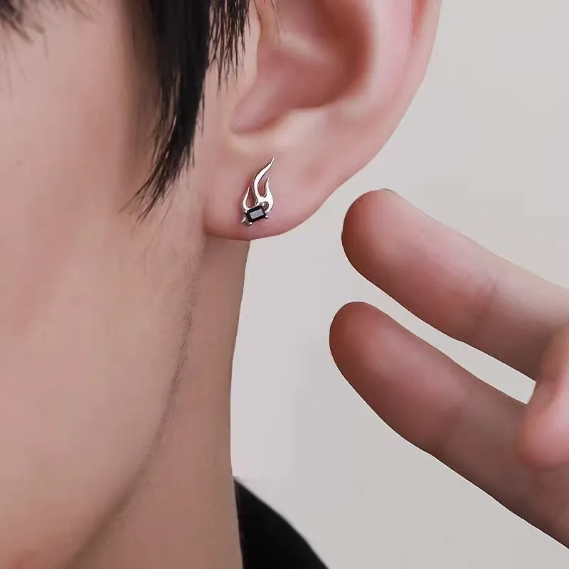 Universe Search Alloy Stud Earrings Unisex-1