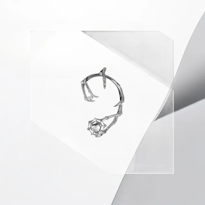 Universe Search S925 Silver Stud Earrings Unisex-3
