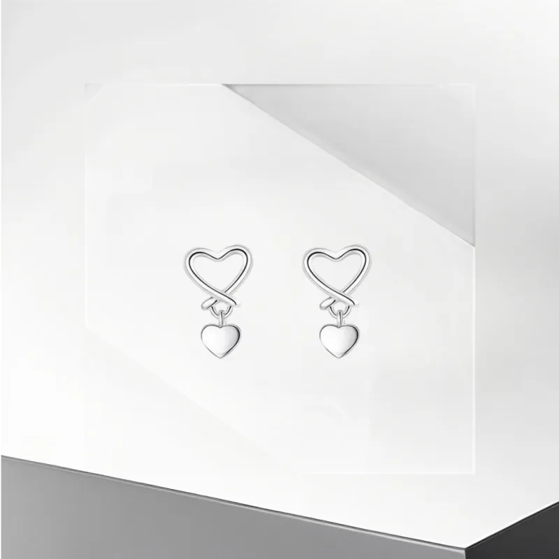 Universe Search S925 Silver Stud Earrings Women's-5