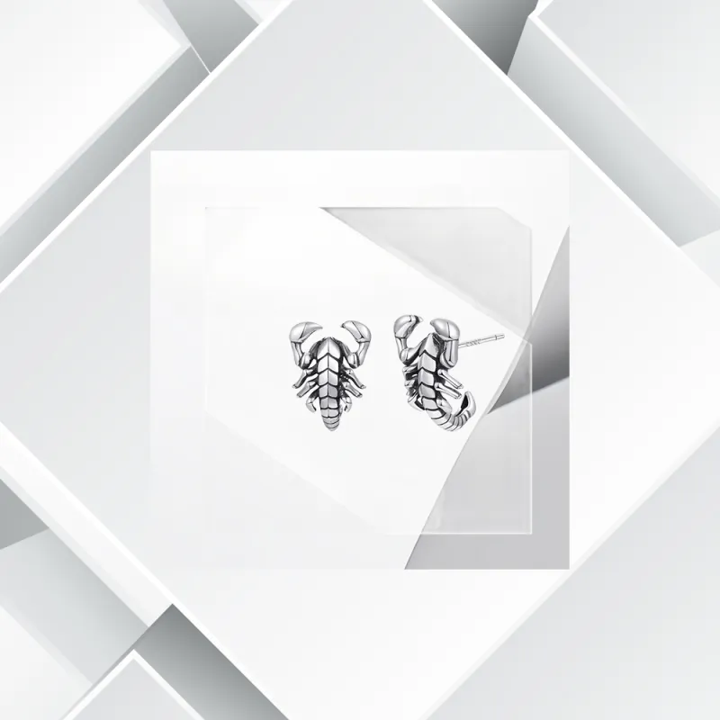 Universe Search Alloy Stud Earrings Unisex-2